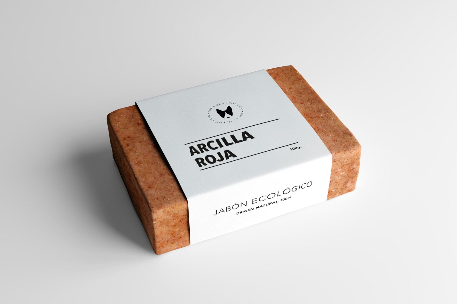 JABÓN NATURAL ARCILLA ROJA